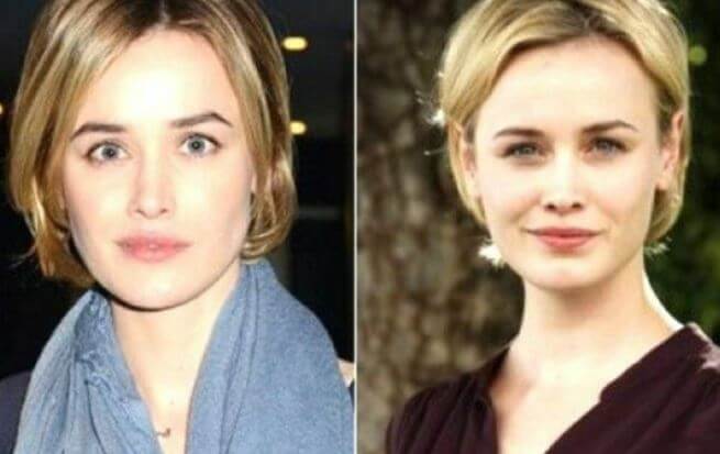 Dominique McElligott BEFORE and AFTER